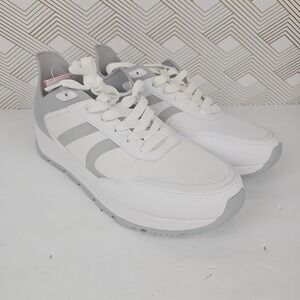 Redvanly Challenger Men's Sz 12 Spikeless Golf Sneakers White/Gray Lace Up S2504